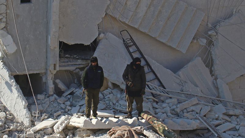 Al menos 26 muertos por varios bombardeos de aparatos sin identificar al norte de Siria