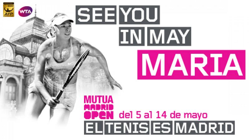 El Mutua Madrid Open invita a Maria Sharapova
