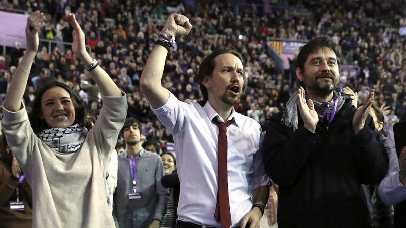 Iglesias, tras arrasar en Vistalegre II, aboga por un Podemos "coral, ms femenino, fraterno, unitario y unido"