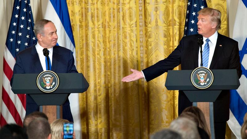 Trump abre la puerta ante Netanyahu a un acuerdo entre israelíes y palestinos que no contemple dos estados