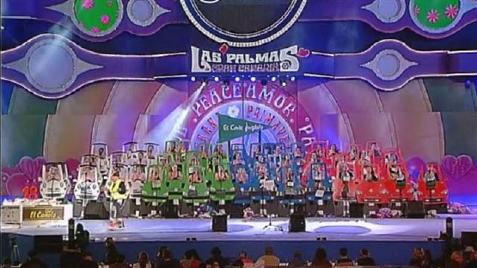 Última fase del concurso de murgas del Carnaval de Las Palmas de Gran Canaria