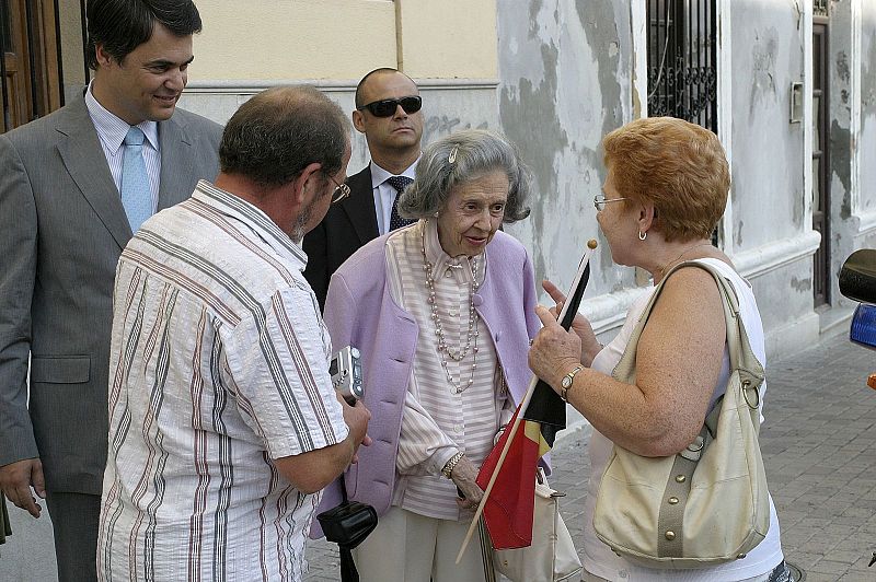 La reina Fabiola visita Motril en el XV aniversario de la muerte del rey Balduino