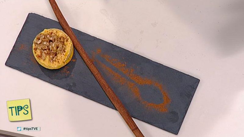 Receta  de Crema de manzana con nueces