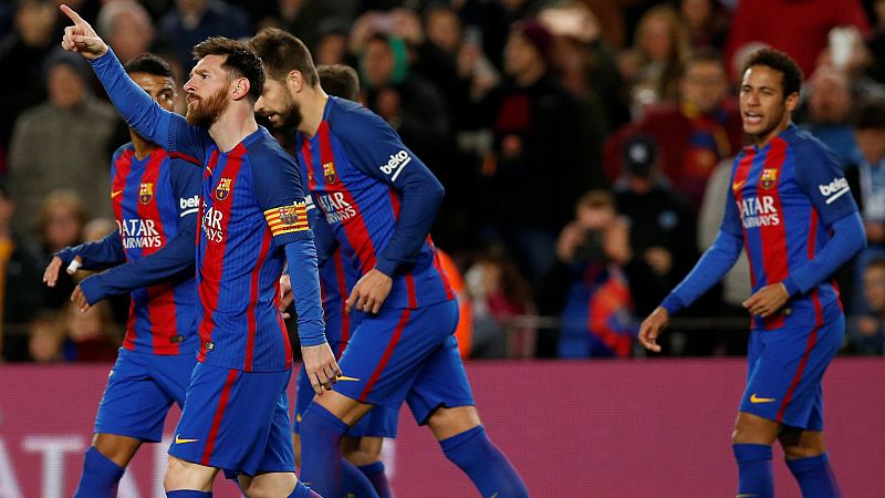 El Barça arrolla al Celta y manda un aviso al PSG