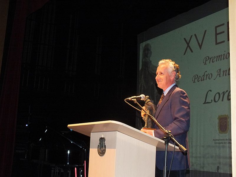 Lorenzo Milá recoge el Premio Nacional de Periodismo Pedro Antonio de Alarcón