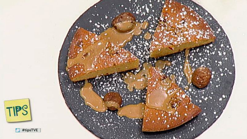 Receta de Pastel de casta�as al caf�