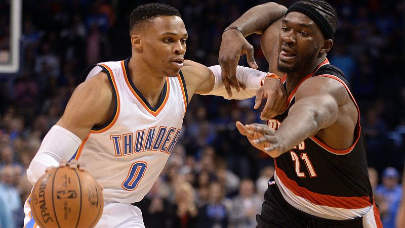 Los Blazers superan a los Thunder de Abrines pese a los 58 puntos de Westbrook