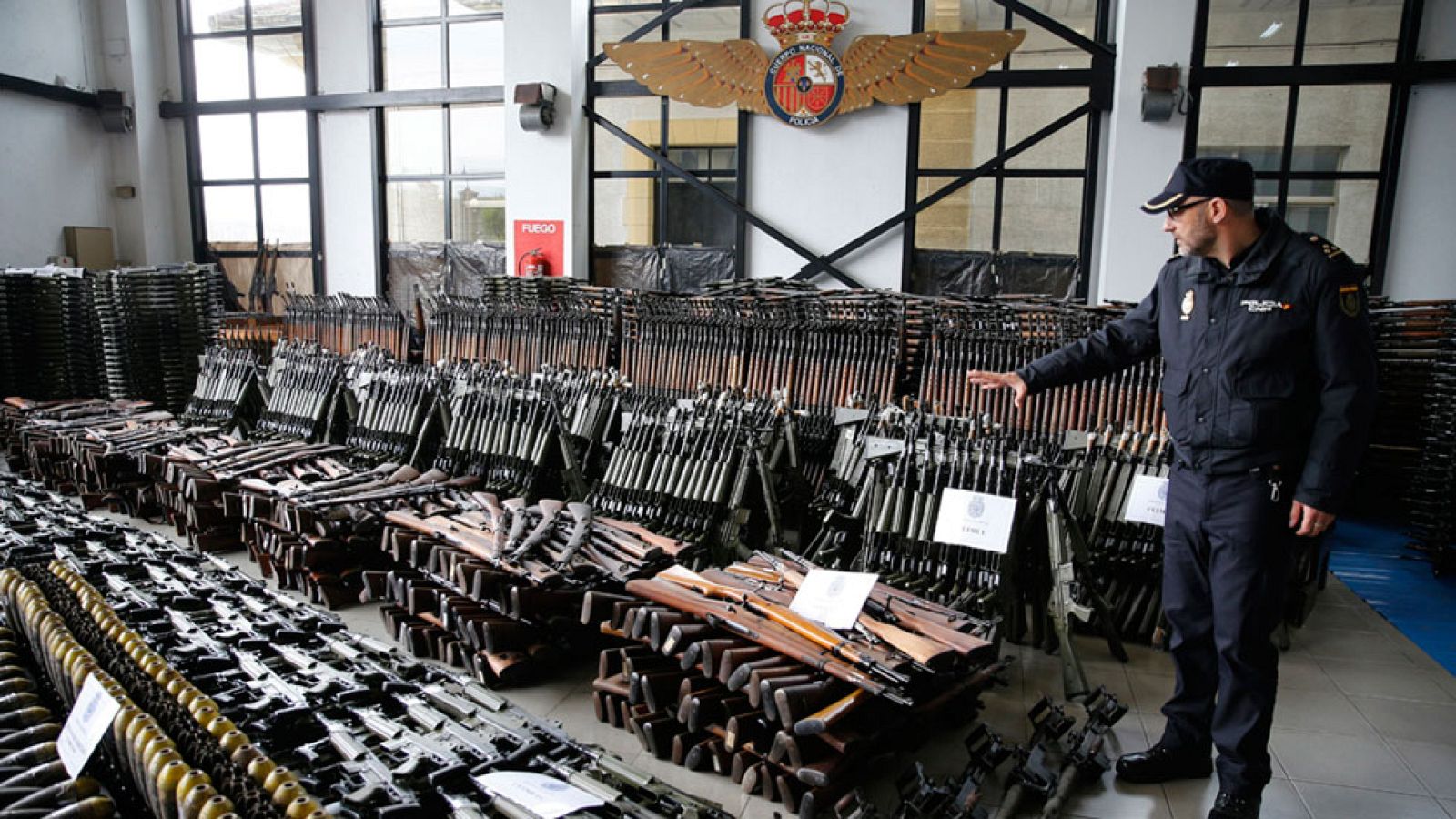 La Policía Nacional interviene un gran arsenal armamentístico con la ayuda de la Europol