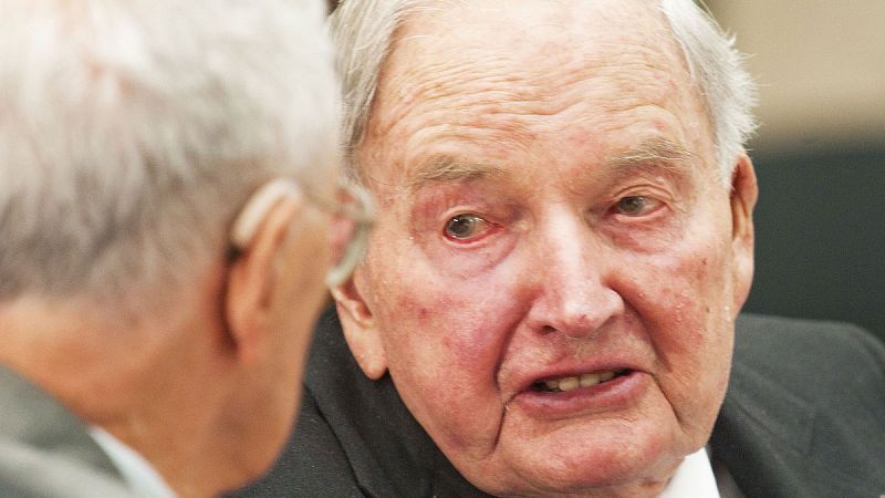 Muere a los 101 años David Rockefeller, nieto del magnate estadounidense
