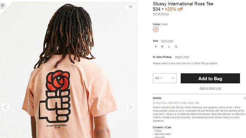 El PSOE estudia denunciar a una marca de ropa estadounidense que vendía camisetas con su logo