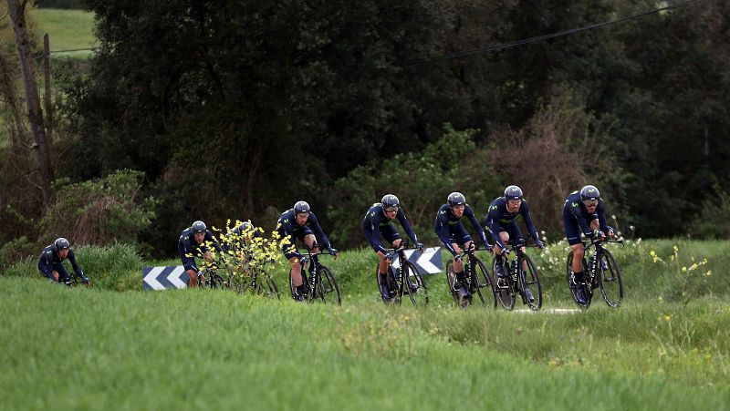 La UCI sanciona a Movistar y Ben Hermans (BMC) releva a Valverde como líder