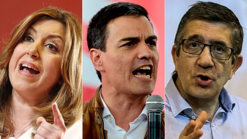 Los equipos de López, Sánchez y Díaz acuerdan celebrar debates cara a cara y se lanzan duros reproches