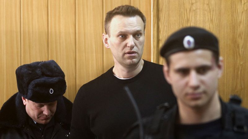 Condena al opositor ruso Navalny por la manifestación no autorizada contra la corrupción del Kremlin