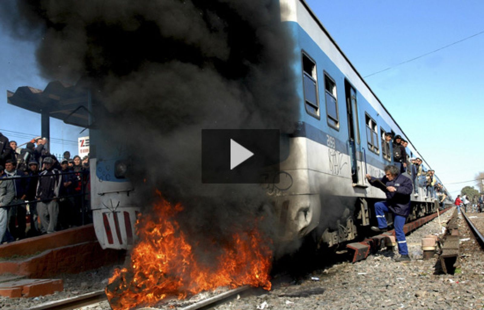 Asalto a un tren que llega con retraso