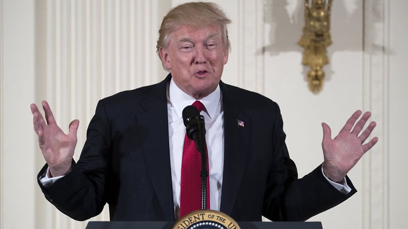 Trump está "totalmente" dispuesto a actuar frente a las amenazas de Corea del Norte sin la ayuda de China