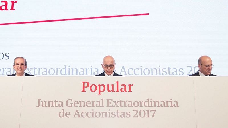 El Popular pierde un 10,44% en Bolsa tras anunciar una corrección de las cuentas de 2016 y la marcha de su consejero delegado