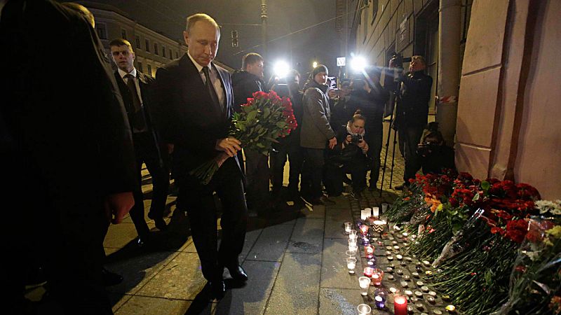 El Gobierno ruso califica la explosión en el metro de San Petersburgo como un "acto terrorista"
