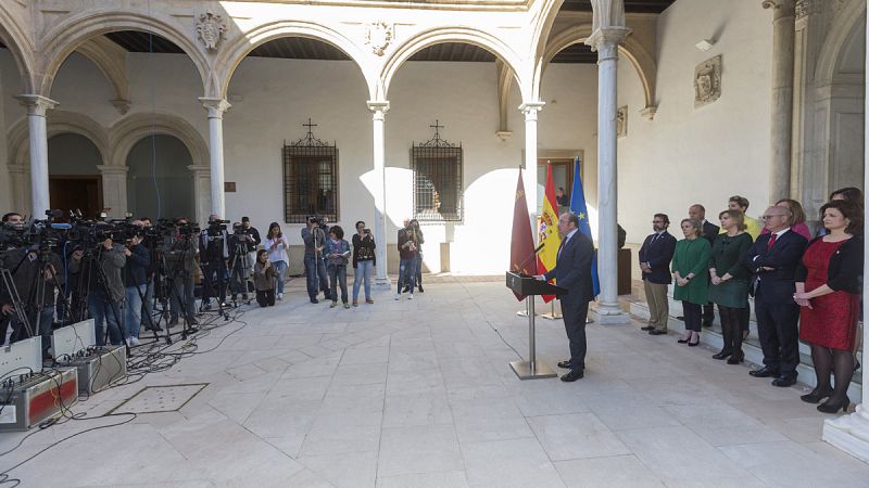 El PSOE de Murcia retira la moción de censura y Cs se muestra abierto a renegociar el pacto con el PP