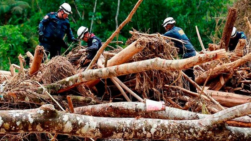 Dos españoles entre los desaparecidos tras la avalancha en Mocoa
