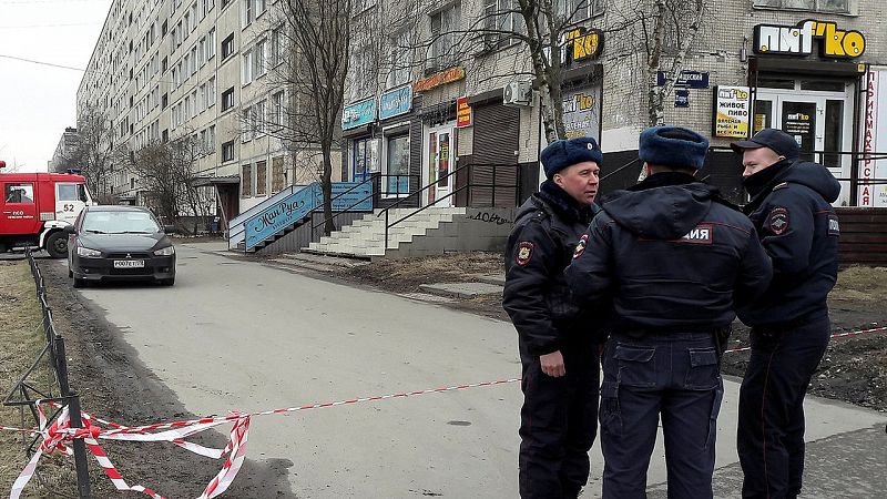 La Policía detiene a ocho personas supuestamente implicadas en el atentado de San Petersburgo