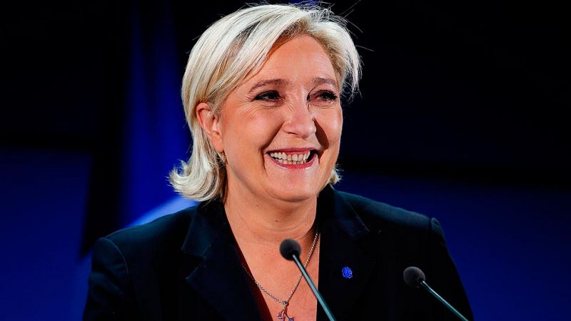 Marine Le Pen, "en nombre del pueblo"