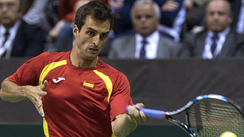 Albert Ramos maquilla la derrota de España