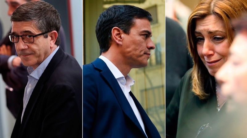 Los tres aspirantes a la Secretaría General del PSOE despiden a un "ejemplo de socialismo"