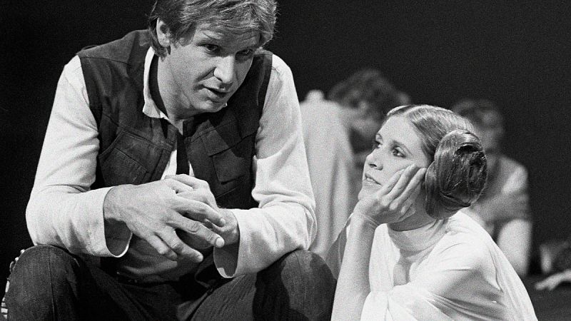 Carrie Fisher, la jovencita que se enamoró de Han Solo