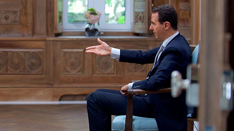 Asad afirma que el ataque químico es "una invención" de Occidente para justificar la intervención en Siria