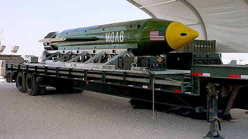 La gran bomba de Trump mata a decenas de yihadistas del Estado Islámico en Afganistán