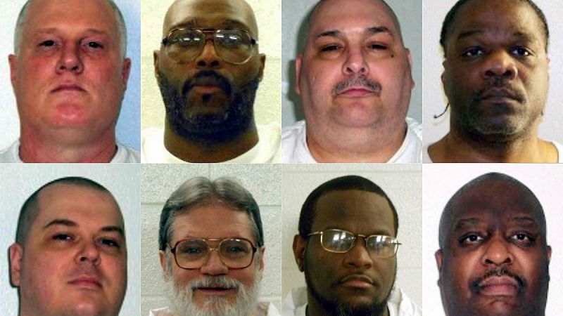 La Justicia estadounidense frena la ejecución en cadena de ocho presos en Arkansas
