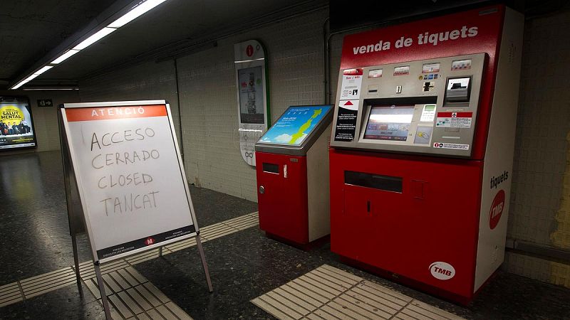 Los sindicatos de Metro de Barcelona convocan paros indefinidos los lunes desde el 24 de abril