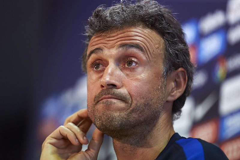Luis Enrique: "Estoy preparado para jugar el partido con Neymar o sin él"
