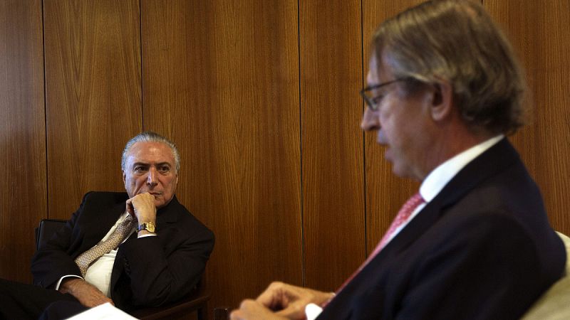 Temer afirma que la crisis de corrupción en Brasil no detendrá sus reformas
