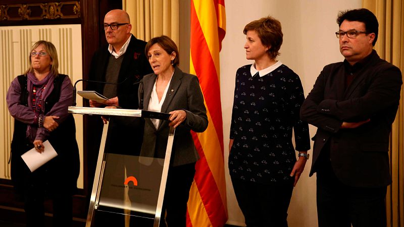 El TSJC cita a Forcadell y a los miembros de JxSi en la Mesa por desobediencia