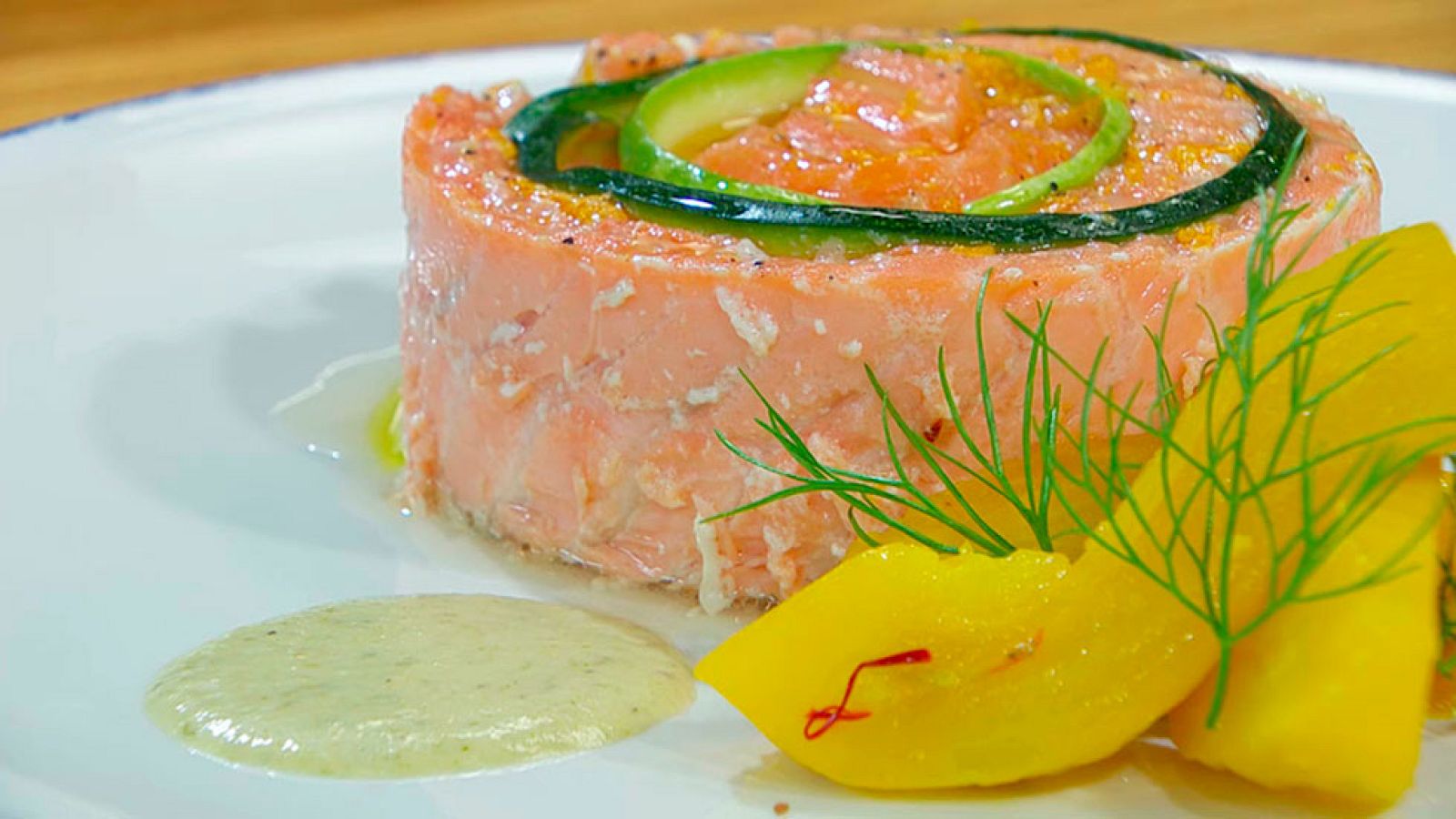 Torres en la cocina - Terrina de salmón con calabacín