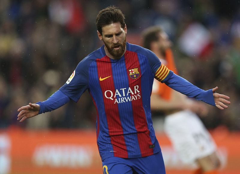 Messi lidera la goleada ante Osasuna