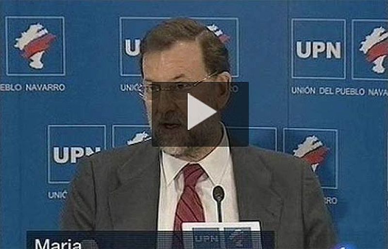 Sanz y Rajoy insisten en la salud del pacto pero el navarro no descarta apoyar los PGE del Gobierno