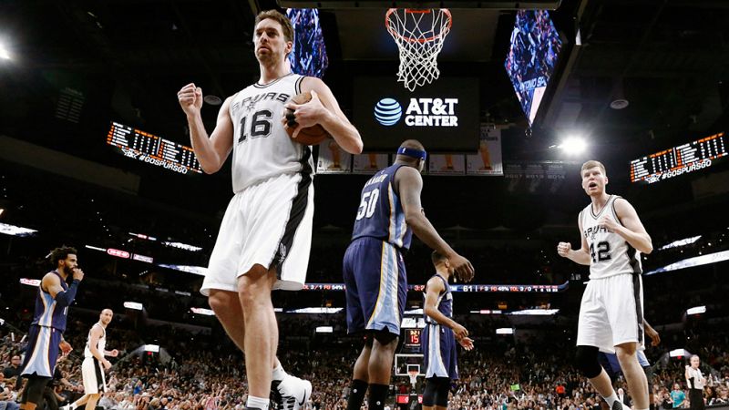 Los Spurs de Gasol, a un triunfo de semifinales de conferencia