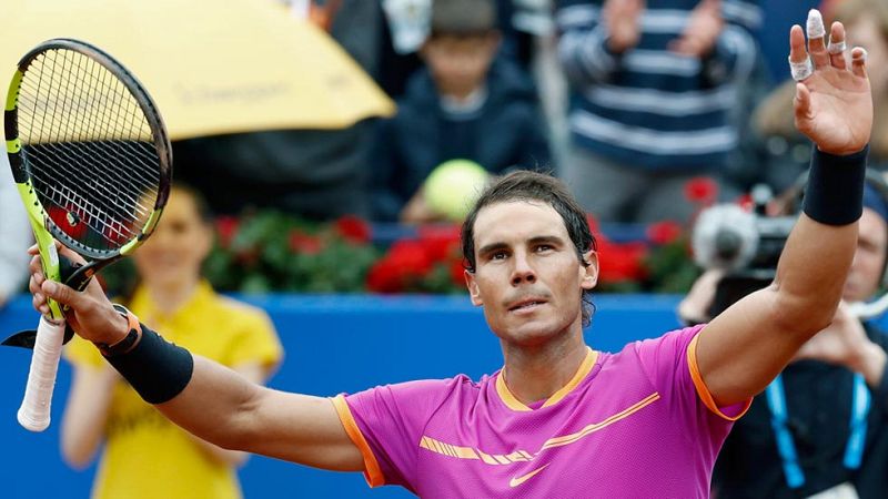 Rafa Nadal debuta exhibiendo autoridad en el Godó