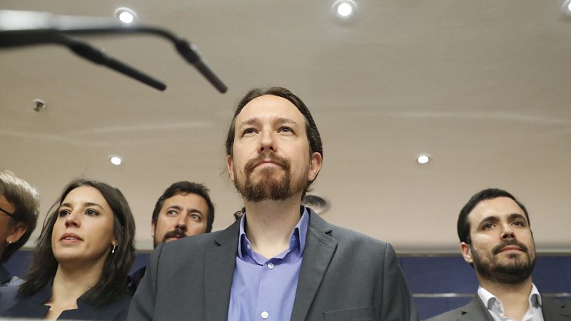 Iglesias, dispuesto a estudiar candidatos del PSOE y Cs si apoyan la moción de censura contra Rajoy