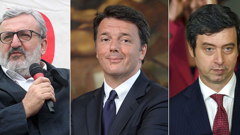 Renzi pugna por el liderazgo en el gubernamental Partido Demócrata italiano