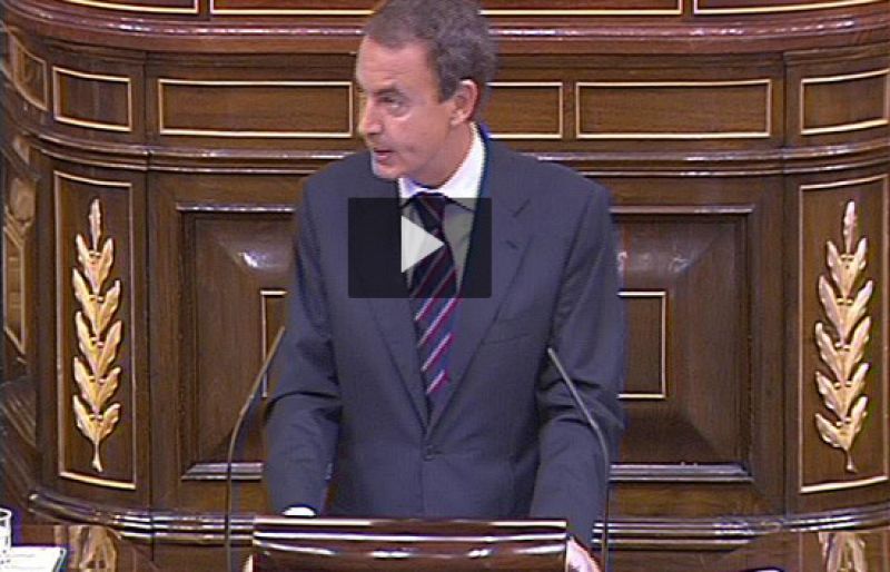 Así ha sido la comparecencia de Zapatero en el Congreso para explicar las medidas anticrisis