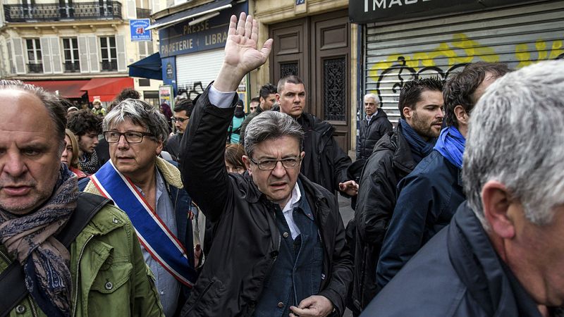 Los insumisos del izquierdista M�lenchon optan por el voto blanco o nulo y descartan la abstenci�n