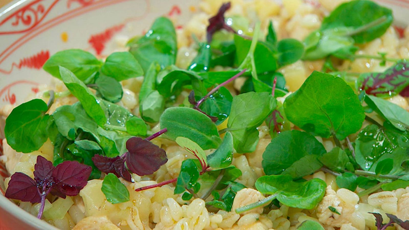 Torres en la cocina - Ensalada de trigo tierno con pollo