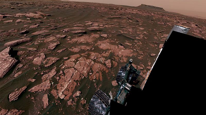 La superficie de Marte, en una panorámica de 360 grados
