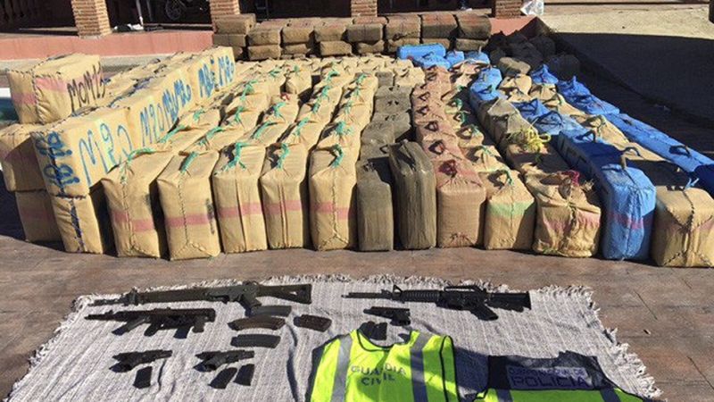 Desarticulada la mayor organización de tráfico de hachís en España con la detención de 19 personas