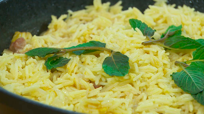 Biryani de cordero