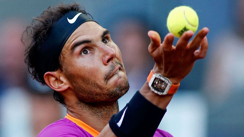 Nadal, a octavos de final en Roma tras la retirada de Almagro