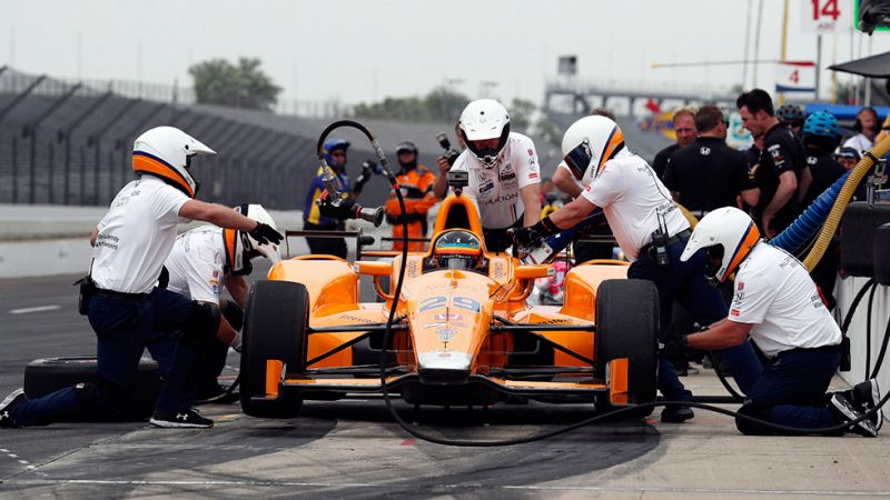 Alonso, cuarto en una sesión marcada por el fuerte viento